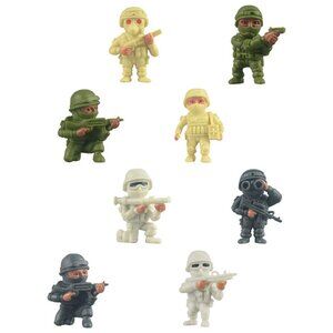 Real Heroes Miniature Military Toy Figurines and Sandbags Pack of 20